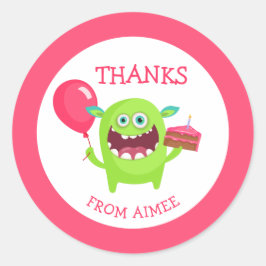 Adesivo Obrigados Pequeno Partido Monstro