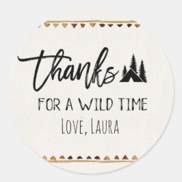 Adesivo Obrigados por um tempo selvagem Obrigado Stickers