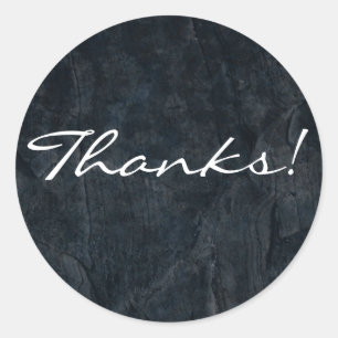 Adesivo Obrigados pretos da textura do Grunge do abstrato