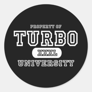 Adesivo Obscuridade da universidade de Turbo