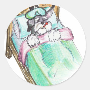 Adesivo obtenha bem logo: cama