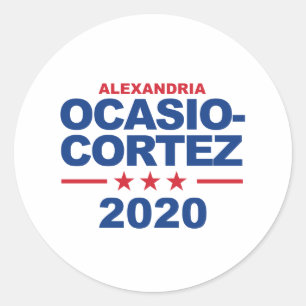Adesivo Ocasio-Cortez 2020