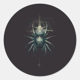 Adesivo Occult Spider Mystic Geometry Dark Art
