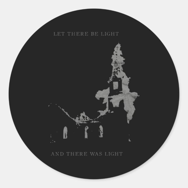 Adesivo Occulto Burning Church Atheist Satã Diabo Antichri (Frente)