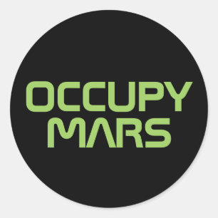 ADESIVO "OCCUPY MARS"
