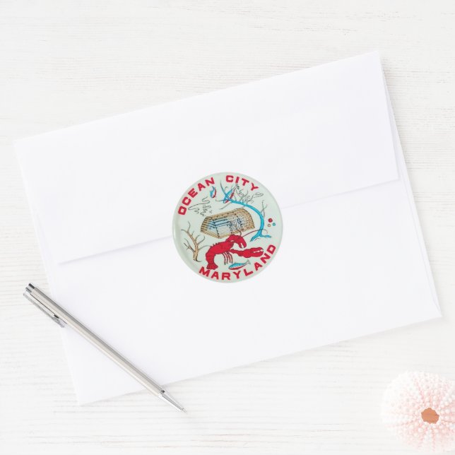 Adesivo "Ocean City Maryland  (Envelope)