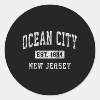 Adesivo Ocean City New Jersey Nj Estabeleceu Esportes
