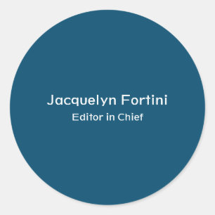 Adesivo Oceano Azul Plana Elegante Minimalista Moderno