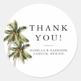 Adesivo Oceano de praia de Palm Minimalista MONA