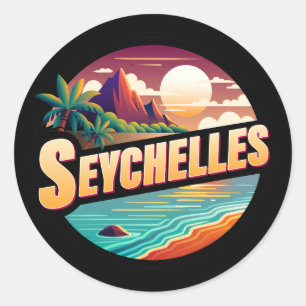 Adesivo Oceano Índico das Seicheles