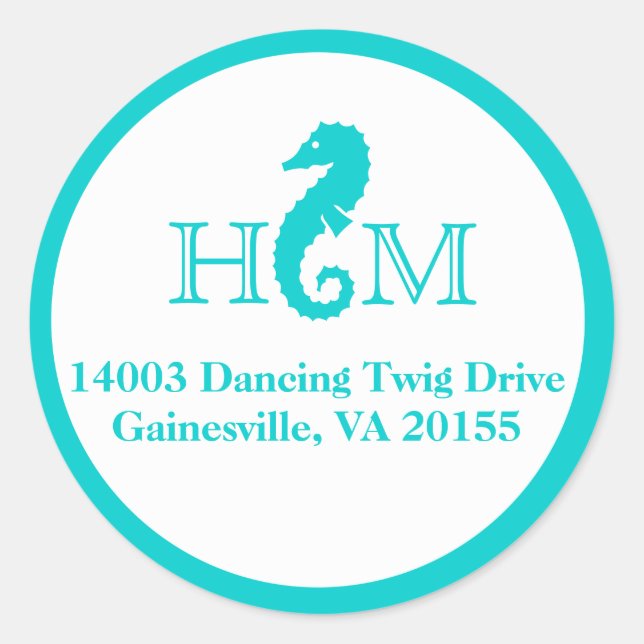 Adesivo Oceano Seacavalo Pequeno (Frente)