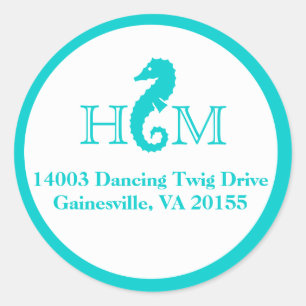 Adesivo Oceano Seacavalo Pequeno