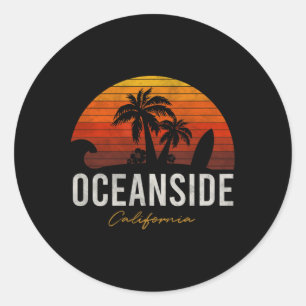 Adesivo Oceanside Beach California Palms VacSurf Sun