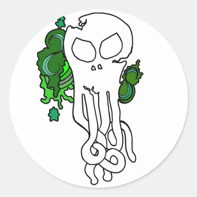 Adesivo Octo esverdeado (Frente)