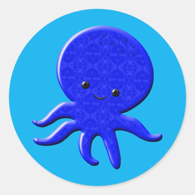 Adesivo Octopus Azul-Cinto (Frente)
