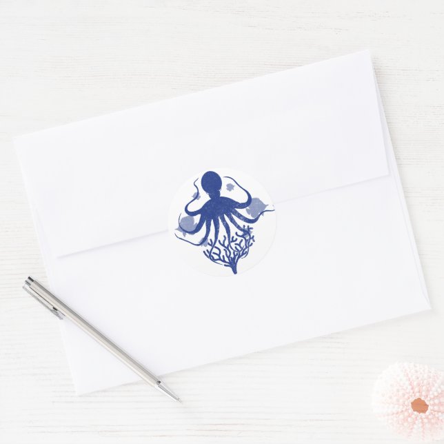 Adesivo Octopus (fundo leve) (Envelope)