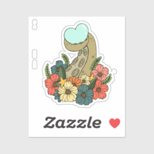 Adesivo Octopus Love Laptop Sticker