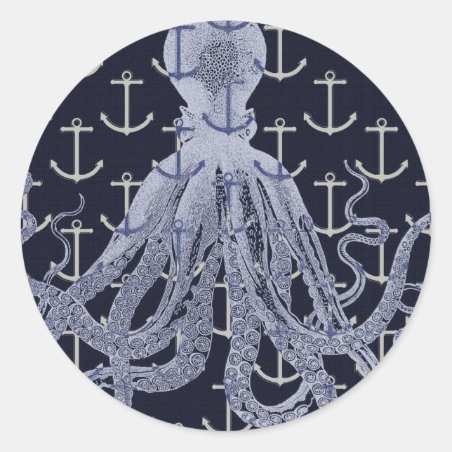 Adesivo Octopus náutico (Frente)