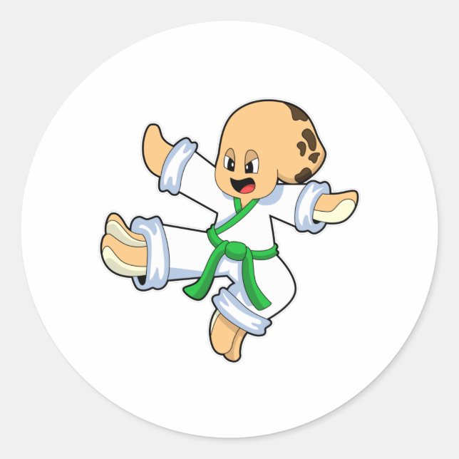 Adesivo Octopus no Karate das Artes Marciais (Frente)