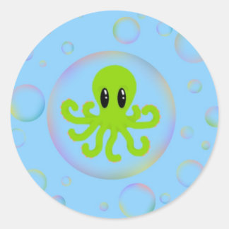Adesivo Octopus numa bolha