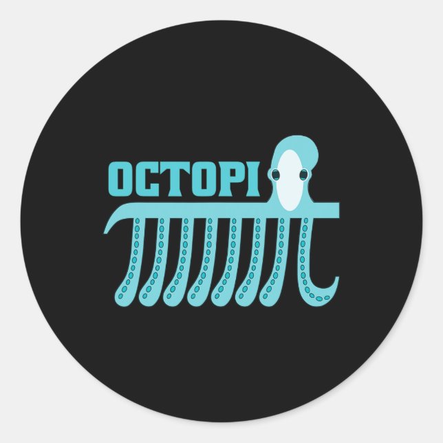 Adesivo Octopus Octopi Math (Frente)