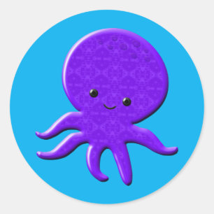Adesivo Octopus Roxo