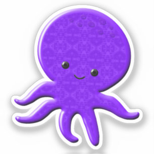 Adesivo Octopus Roxo