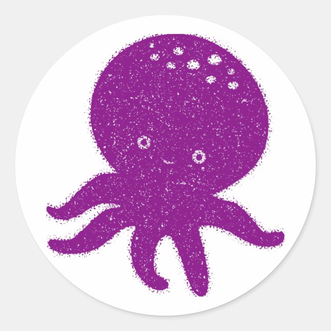 Adesivo Octopus Roxo-Cinto Impressão (Frente)