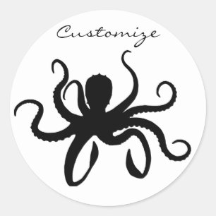 Adesivo Octopus Silhouette Thunder_Cove