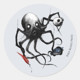 Adesivo Octopus Sticker - Inky Bones Press