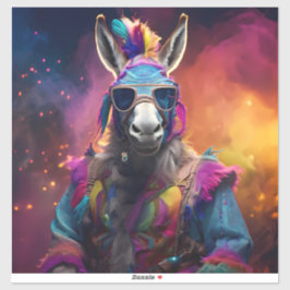 Adesivo Óculos Azuis Funky Donkey