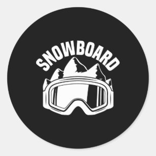Adesivo Óculos de Esqui e Snowboard para Esquiador e Snowb