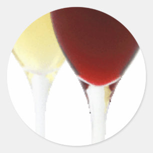 Adesivo Óculos de Festa Bebem Vinho Bebendo Álcool Destino