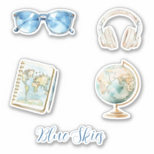 Adesivo Óculos de Sol Blue Skies