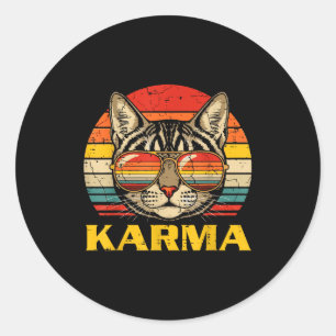 Adesivo Óculos de Sol Face de Gato Carma Gatinho Engraçado