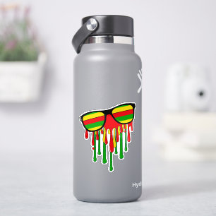 Adesivo Óculos de Sol Rasta Derretendo ao Sol