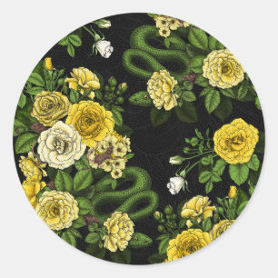 Adesivo Oculto nas rosas, amarelo e verde