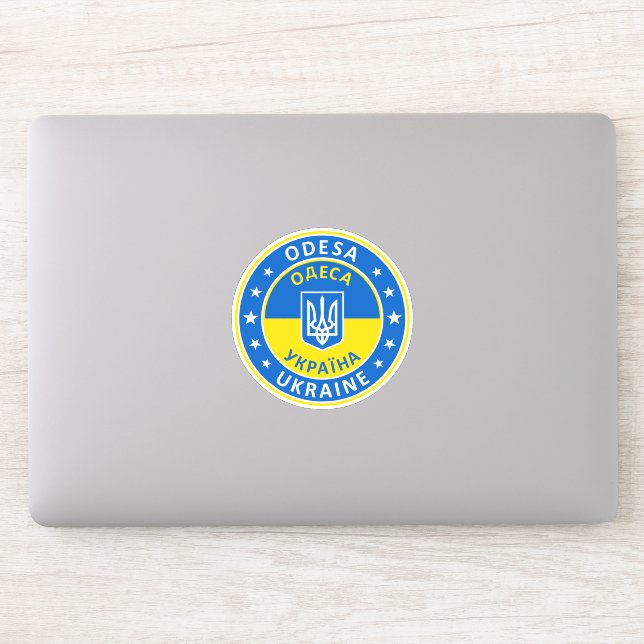 Adesivo Odesa Ucrânia (Computador)