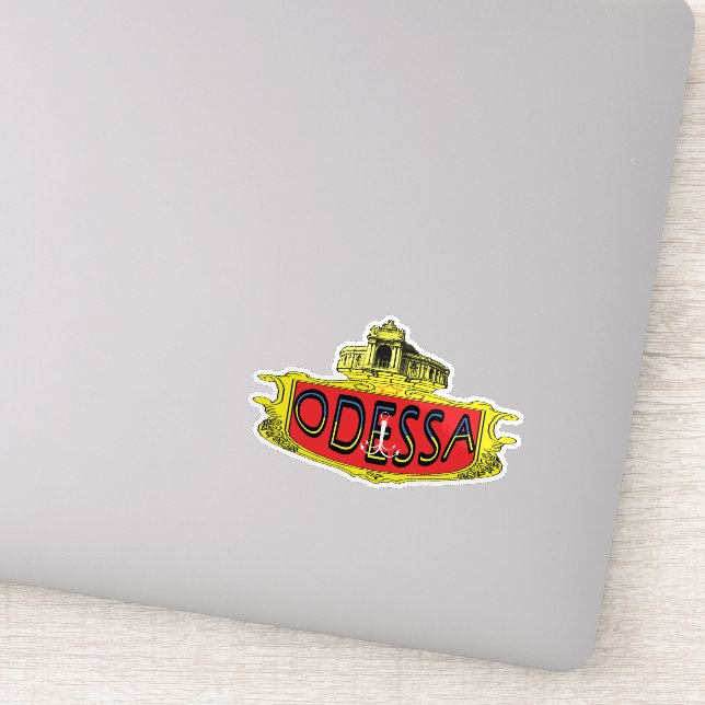 Adesivo Odessa Harbor Ucrânia (Detalhe)