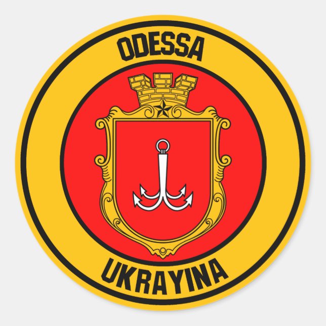 Adesivo Odessa Round Emblem (Frente)