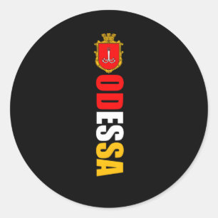 Adesivo Odessa Ucrânia: Bandeira De Odesa, Orgulhosa Ucran