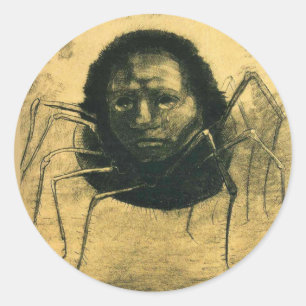 Adesivo Odilon Redon - A Aranha Choradora,