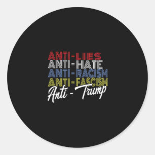 Adesivo Ódio Anti Trump Mentiras E Fascismo Resistir Votar
