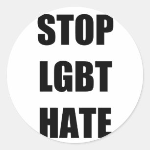 Adesivo Ódio da parada LGBT