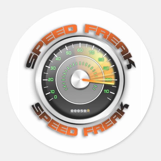 Adesivo Odometer de Freak de Velocidade (Frente)