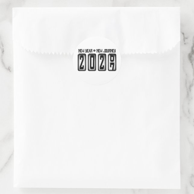 Adesivo Odômetro de Ano Novo de 2027 (Bolsa)