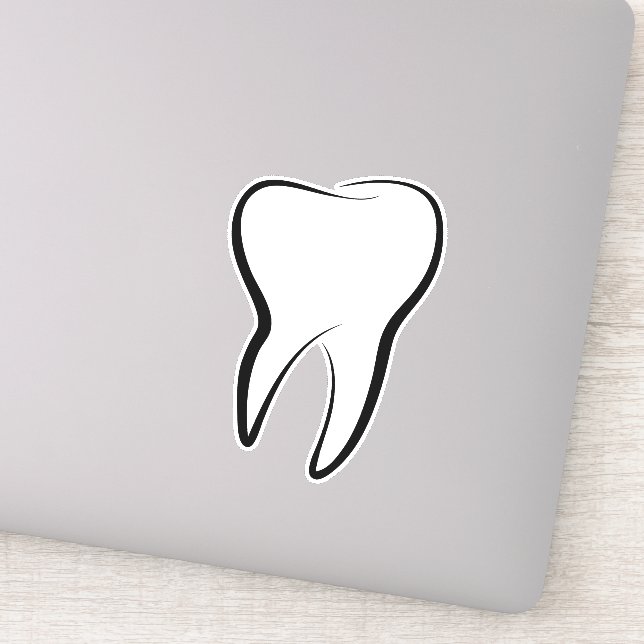 Adesivo Odontologia Dentária com Gráfico Médico (Detalhe)