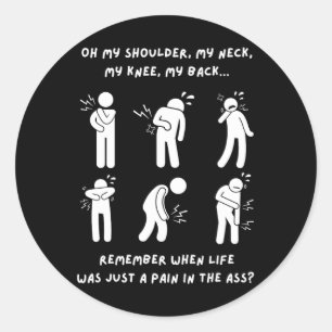 Adesivo Oferece Pessoas antigas 50º aniversário do 60º 70