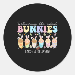 Adesivo Oferecendo A Mão De Obra Páscoa De Bunnies Mais Ju
