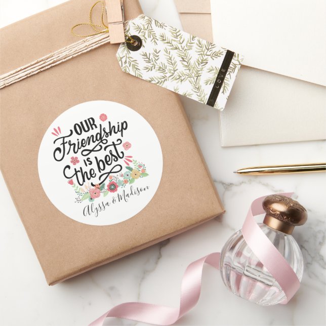Adesivo Oferta BFFs Nossa Amizade é a Melhor (Presentear)